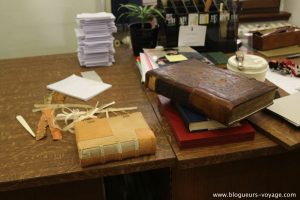 Atelier de reliure de la bibliothèque des Dominicains à Colmar