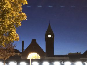 Départ de la gare de Colmar