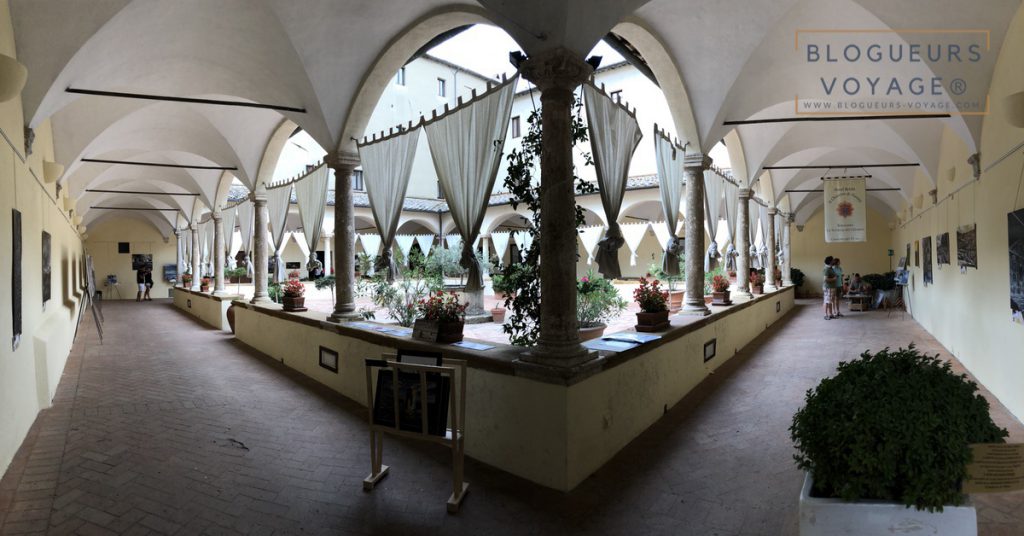 Cloître à Pienza