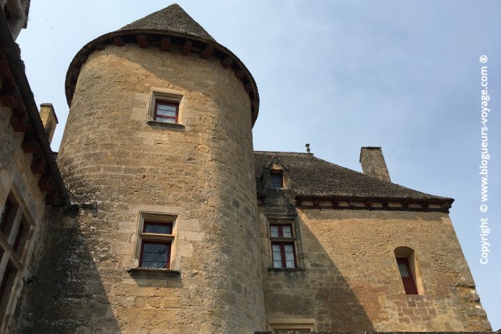 Château de Fenelon dans le Périgord en Dordogne